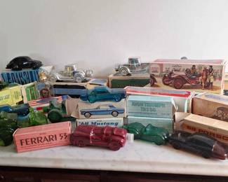 Avon Bottles With Cologne Cars