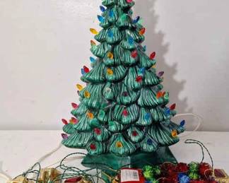 Ceramic Lighted Christmas Tree