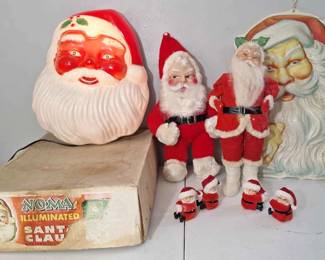 Vintage Christmas Items Santa