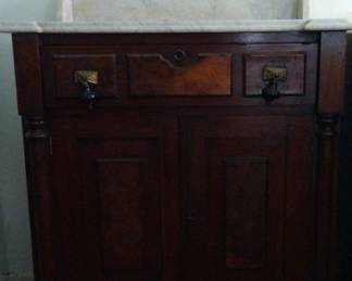 Marble Top Cabinet