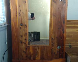 Mirrored Armoire