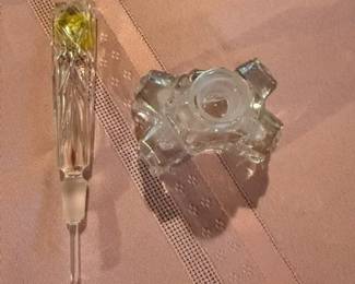 Vintage crystal perfume bottle.