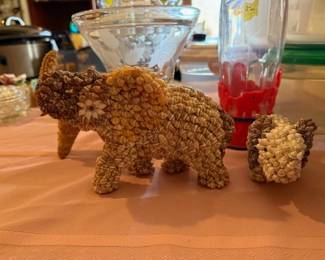 Seashell elephants.