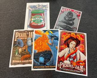 Pearl Jam Concert Posters