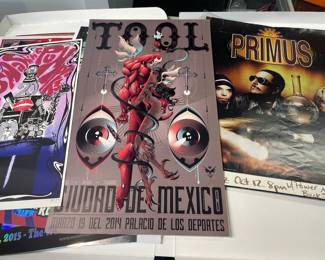 Smashing Pumpkins. Tool. Primus Concert Posters