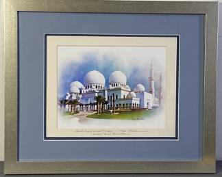 Sheikh Zayed Grand Mosque Print on Canvas