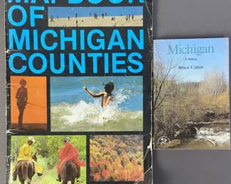 Michigan Map & History Books