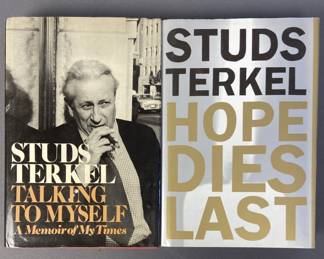 Studs Terkel Hardcover Books Set of Two