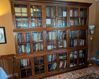 Three tiered bookcase purchased from Brooks and Collier