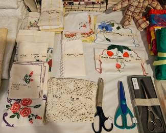 Great selection of linens!