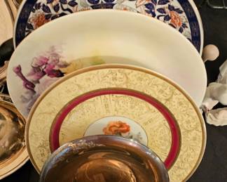 Variety of dishware and serving pieces
