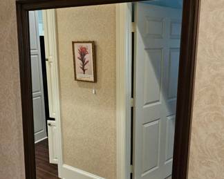 Large wall mirror