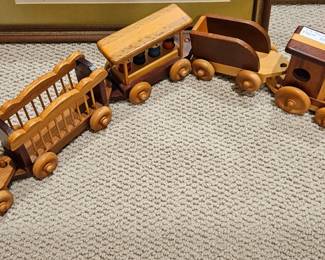 Darling wooden train