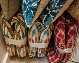 Good selection of chair cushions 