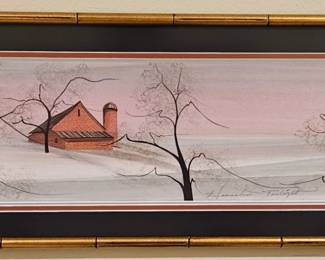 One of P Buckley Moss art pieces