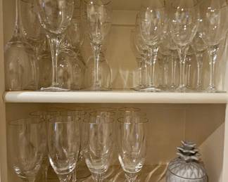 Variety of cocktail glasses