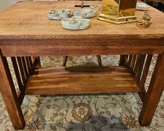 Another view of wooden table