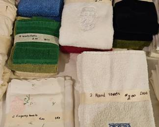 Assortment of towels