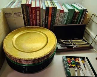 Cookbooks and chargers