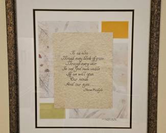 Inspirational pieces