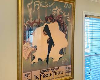French poster/print