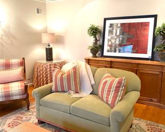 Sherrill chenille loveseat  (matching sofa)