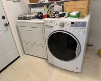 Smart Whirlpool washer and Kenmore dryer