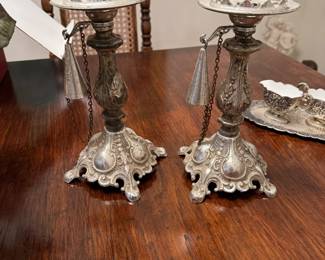 Matching candle sticks with attached snuffers