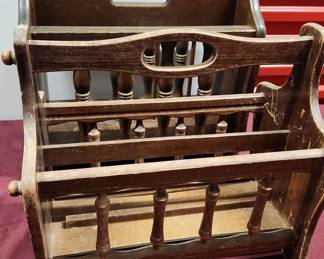 Antique Newspaper Magazine Racks, 2 Pieces Great Projects