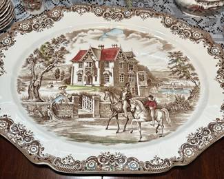 Johnson Bros set of china “Heritage Hall” in excellent condition. Extensive collection. Pictures do not do justice to this stunning set. 