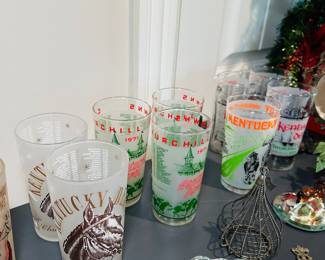 Kentucky Derby glasses 1970’s