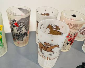 Kentucky Derby glasses 1960’s