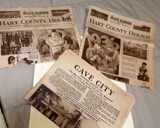 Original newspapers from 1930’s