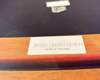 Benny Linden Design Teak Dining Table with 8 Dining Chairs