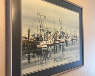 Framed & Matted 1993 - 36th Annual Edmonds Arts Festival Print