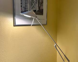 White Counter Balance Floor Lamp