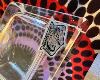 Hand Cut Crystal Perfume Bottle