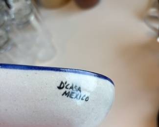 D'Casa Mexico Pottery Salad Plate