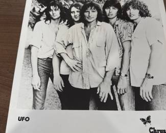 UFO Rock Band Chrysalis Promo Photo 
