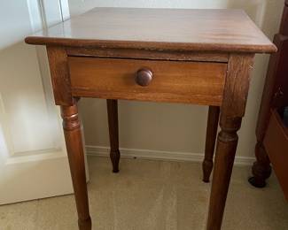 19th Century One Drawer Side Table