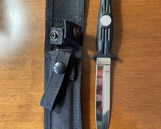 1980 Al Mar Shadow Seki Japan Boot Dagger and Sheath