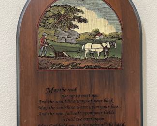 Irish Blessing Quote Plaque