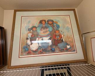 Framed & Matted Print "Country Christmas" by Ilona Steelhammer