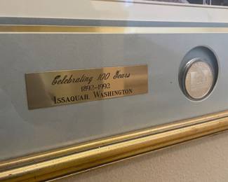 Framed & Matted Print "Celebrating 100 Years Issaquah, Washington" by Rolf Goetzinger