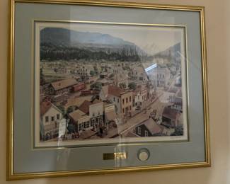 Framed & Matted Print "Celebrating 100 Years Issaquah, Washington" by Rolf Goetzinger