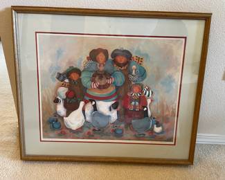 Framed & Matted Print "Country Christmas" by Ilona Steelhammer