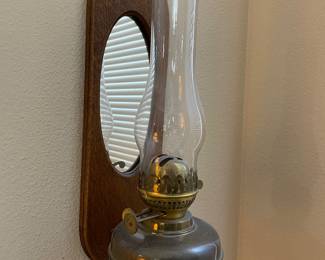 Wall Mount Brass Oil Lamp