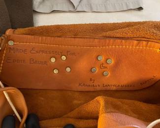 Brown Leather Backpack Made Expressly For Eddie Bower by Kannibus Leatherworks