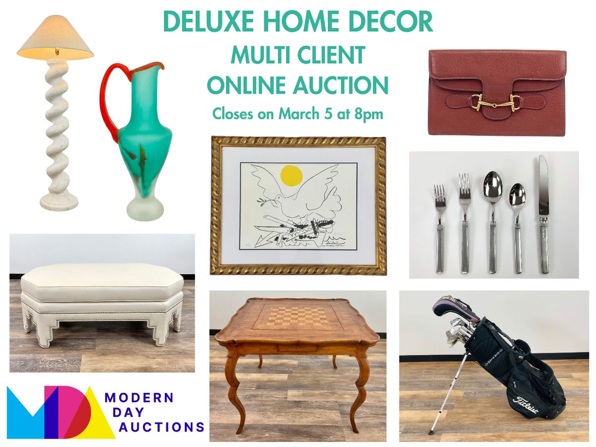 Deluxe Home Decor Multi Client Online Auction