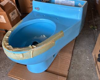 70s deadstock toilet w/ box and lid not pictured 